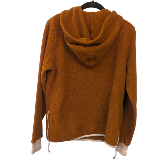 Kari Traa Rothe Orange Fleece 1/2 Zip Hoodie. Small - Picture 2 of 5